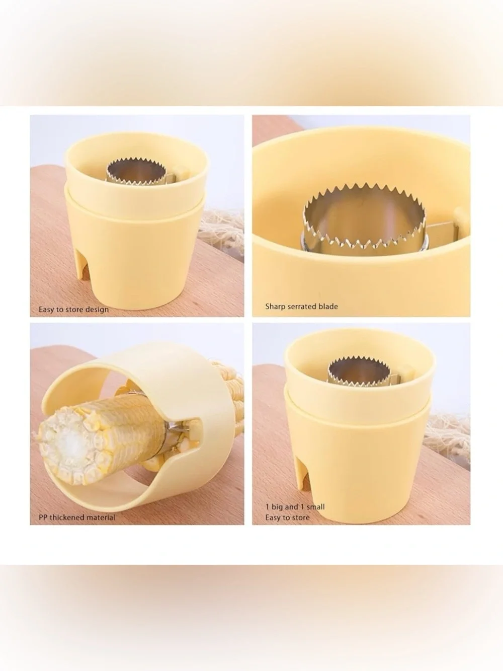 2 Pcs Corn Peeler - Corn Stripper for Corn on the Cob